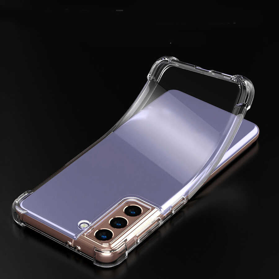 Galaxy S21 Kılıf Zore Nitro Anti Shock Silikon Renksiz