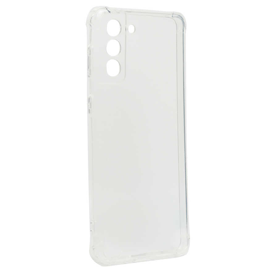 Galaxy S21 Plus Kılıf Zore Kamera Korumalı Nitro Anti Shock Silikon Renksiz