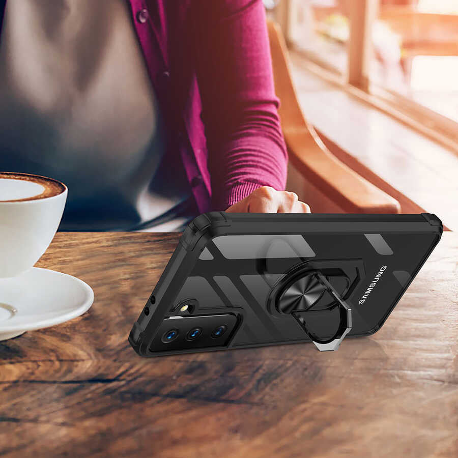 Galaxy S21 Plus Kılıf Zore Mola Kapak Lacivert