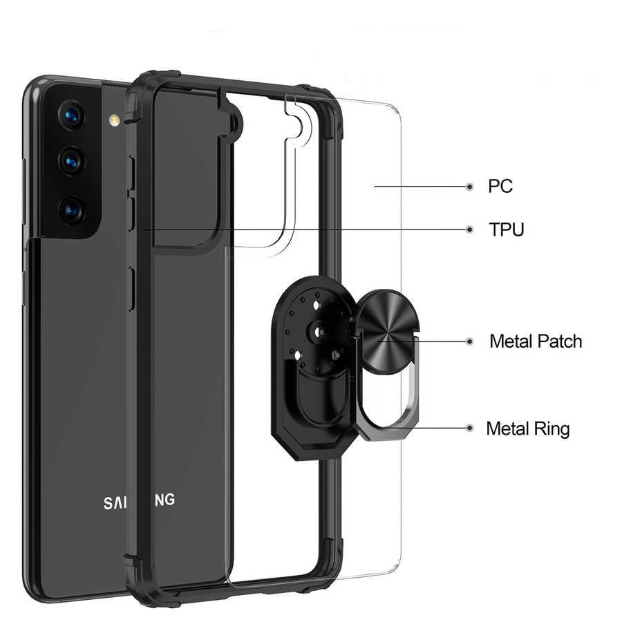 Galaxy S21 Plus Kılıf Zore Mola Kapak Kırmızı