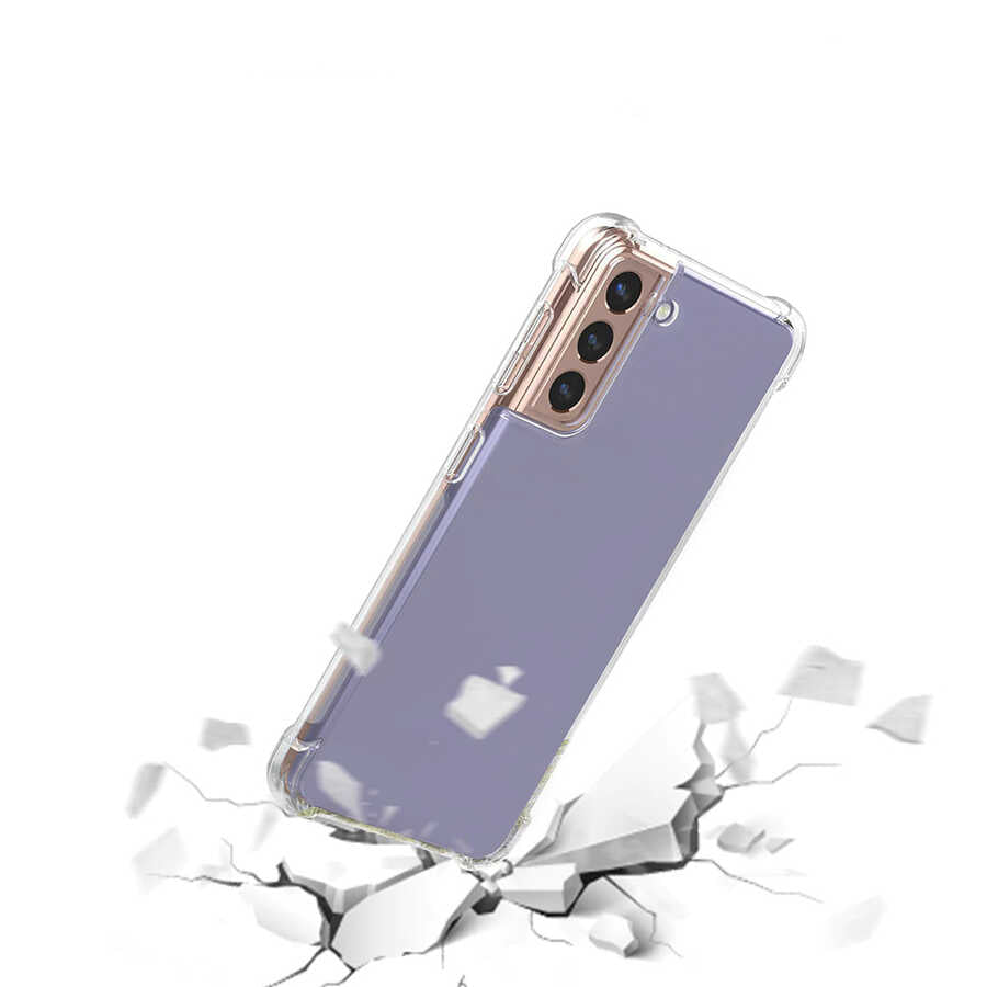 Galaxy S21 Plus Kılıf Zore Nitro Anti Shock Silikon Renksiz