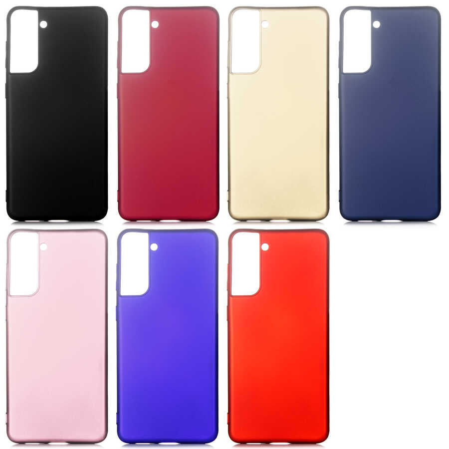 Galaxy S21 Plus Kılıf Zore Premier Silikon Kapak Lacivert