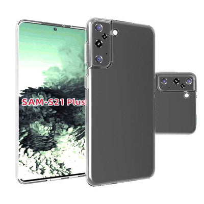 Galaxy S21 Plus Kılıf Zore Süper Silikon Kapak Renksiz