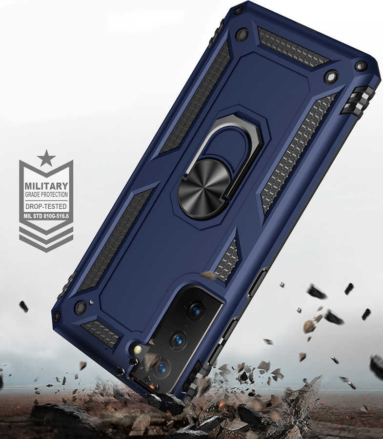 Galaxy S21 Plus Kılıf Zore Vega Kapak Kırmızı