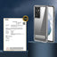 Galaxy S21 Ultra Kılıf Standlı Şeffaf Silikon Zore L-Stand Kapak Renksiz