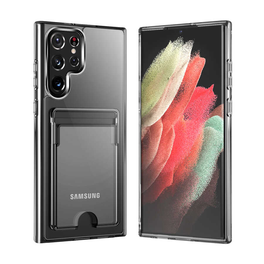 Galaxy S21 Ultra Kılıf Zore Ensa Kapak Renksiz