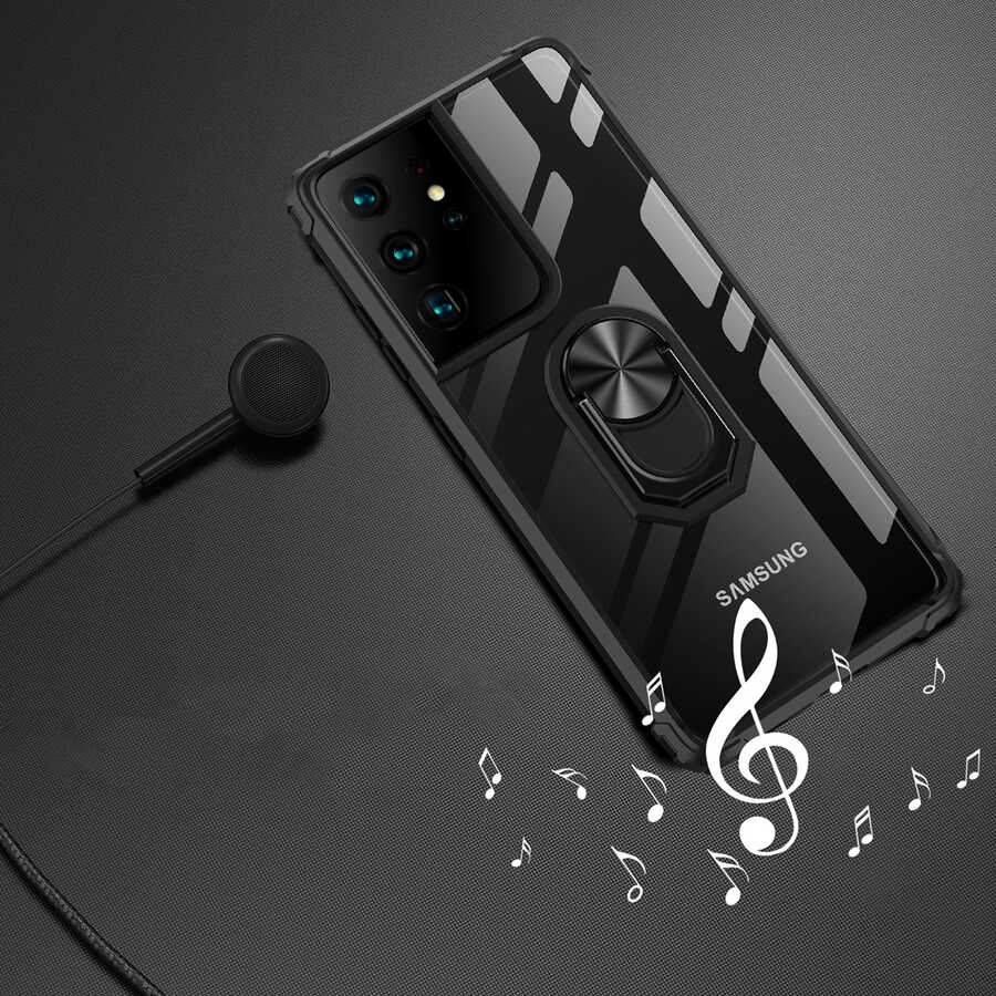 Galaxy S21 Ultra Kılıf Zore Mola Kapak Lacivert