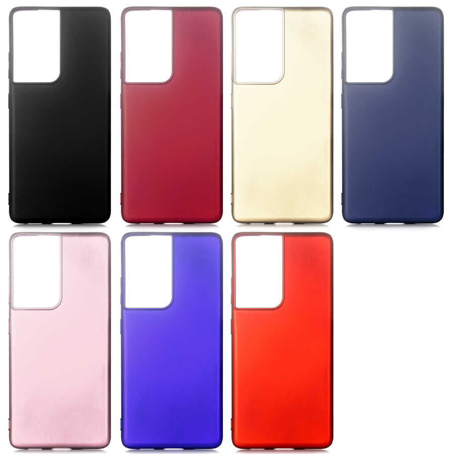 Galaxy S21 Ultra Kılıf Zore Premier Silikon Kapak Siyah