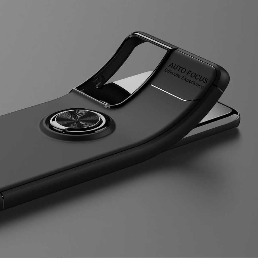 Galaxy S21 Ultra Kılıf Zore Ravel Silikon Kapak Kırmızı