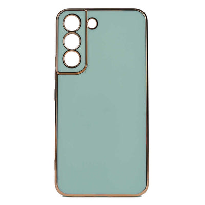 Galaxy S22 Kılıf Zore Bark Kapak Açık Yeşil