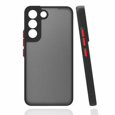 Galaxy S22 Kılıf Zore Hux Kapak Siyah