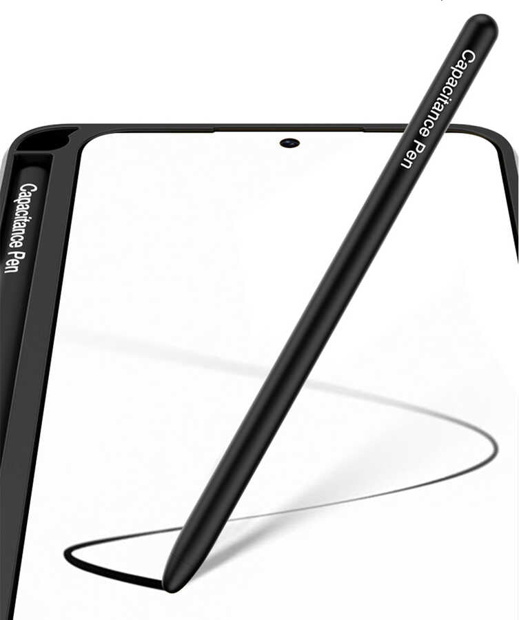 Galaxy S22 Kılıf Zore Kalemli Kıpta Kapak Siyah