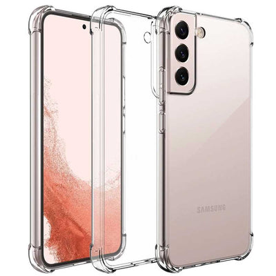 Galaxy S22 Kılıf Zore Kamera Korumalı Nitro Anti Shock Silikon Renksiz