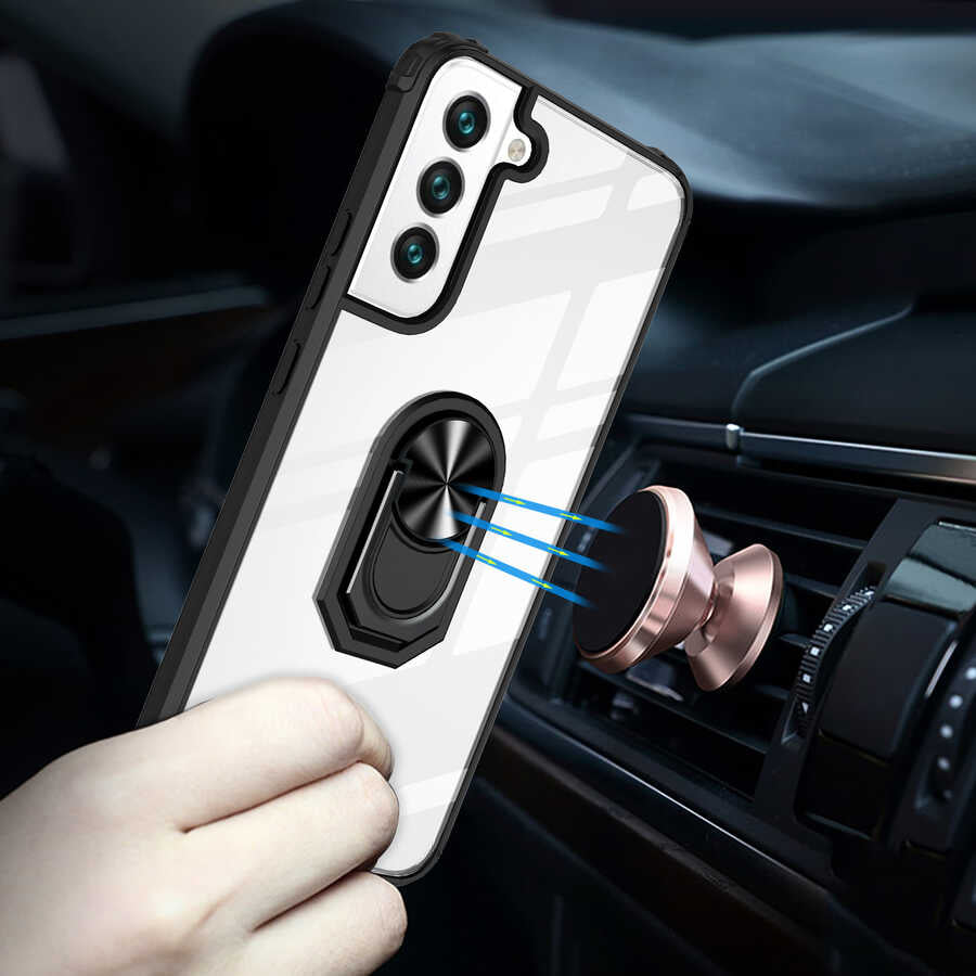 Galaxy S22 Kılıf Zore Mola Kapak Siyah