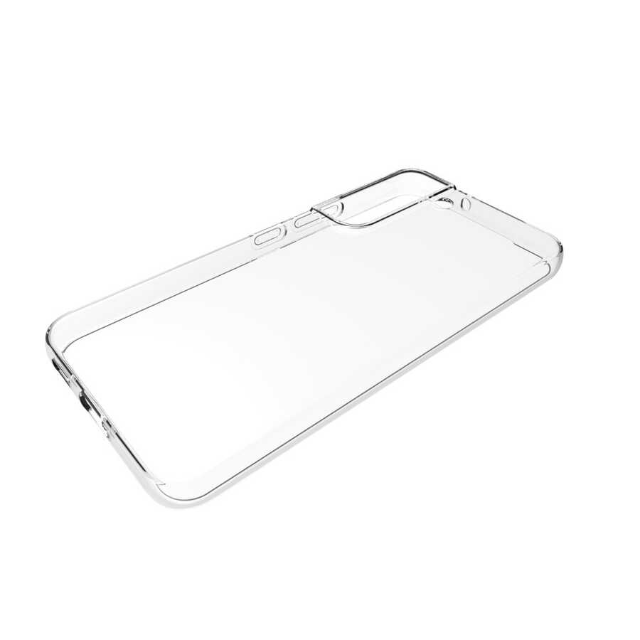 Galaxy S22 Kılıf Zore Süper Silikon Kapak Renksiz