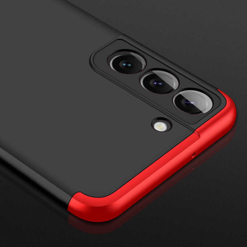 Galaxy S22 Plus Kılıf Zore Ays Kapak Siyah-Gri