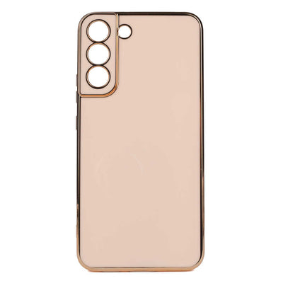 Galaxy S22 Plus Kılıf Zore Bark Kapak Rose Gold