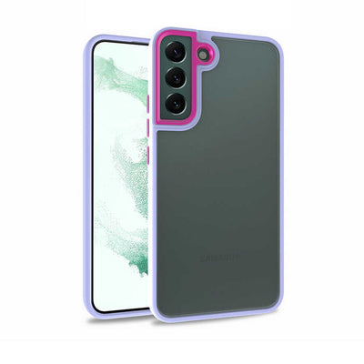 Galaxy S22 Plus Kılıf Zore Flora Kapak Lila