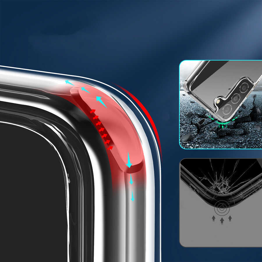 Galaxy S22 Plus Kılıf Zore Forst Kapak Renksiz