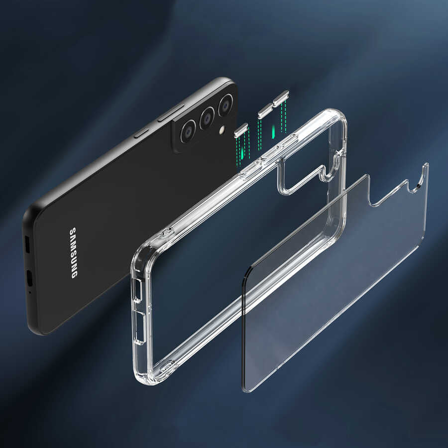 Galaxy S22 Plus Kılıf Zore Forst Kapak Renksiz