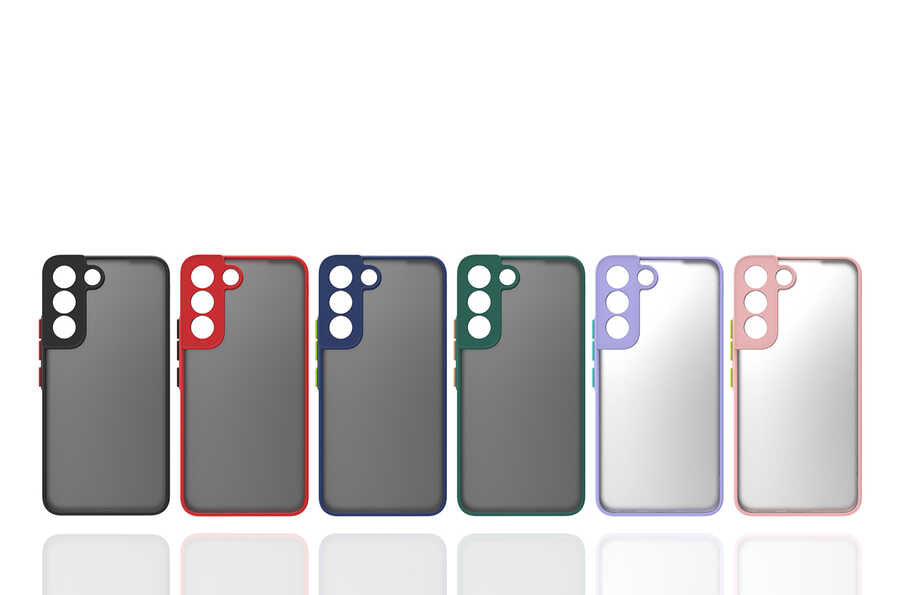 Galaxy S22 Plus Kılıf Zore Hux Kapak Kırmızı