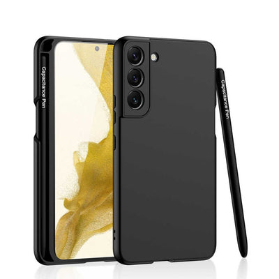 Galaxy S22 Plus Kılıf Zore Kalemli Kıpta Kapak Siyah