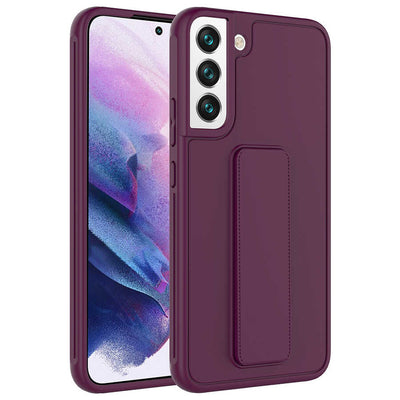 Galaxy S22 Plus Kılıf Zore Qstand Kapak Lila