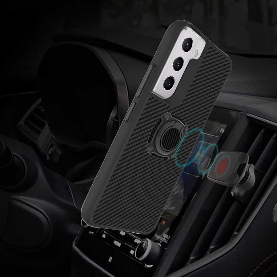 Galaxy S22 Plus Kılıf Zore Timo Kapak Siyah