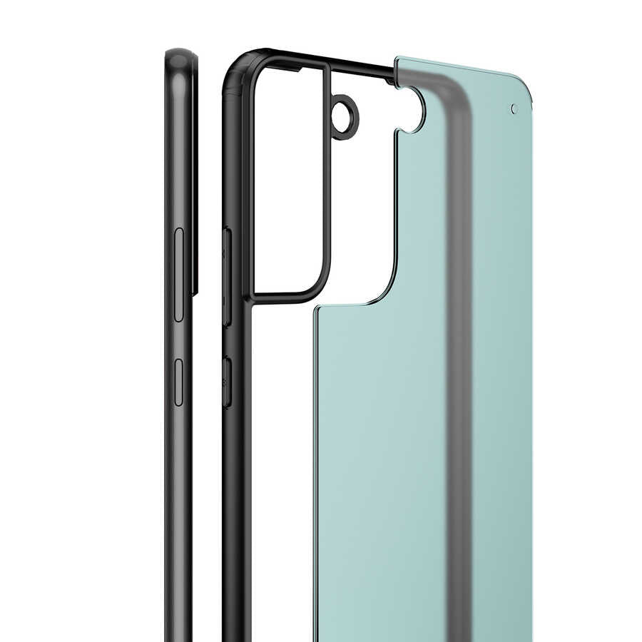 Galaxy S22 Plus Kılıf Zore Volks Kapak Siyah