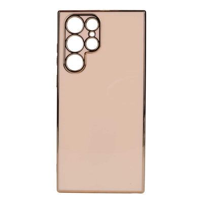 Galaxy S22 Ultra Kılıf Zore Bark Kapak Rose Gold