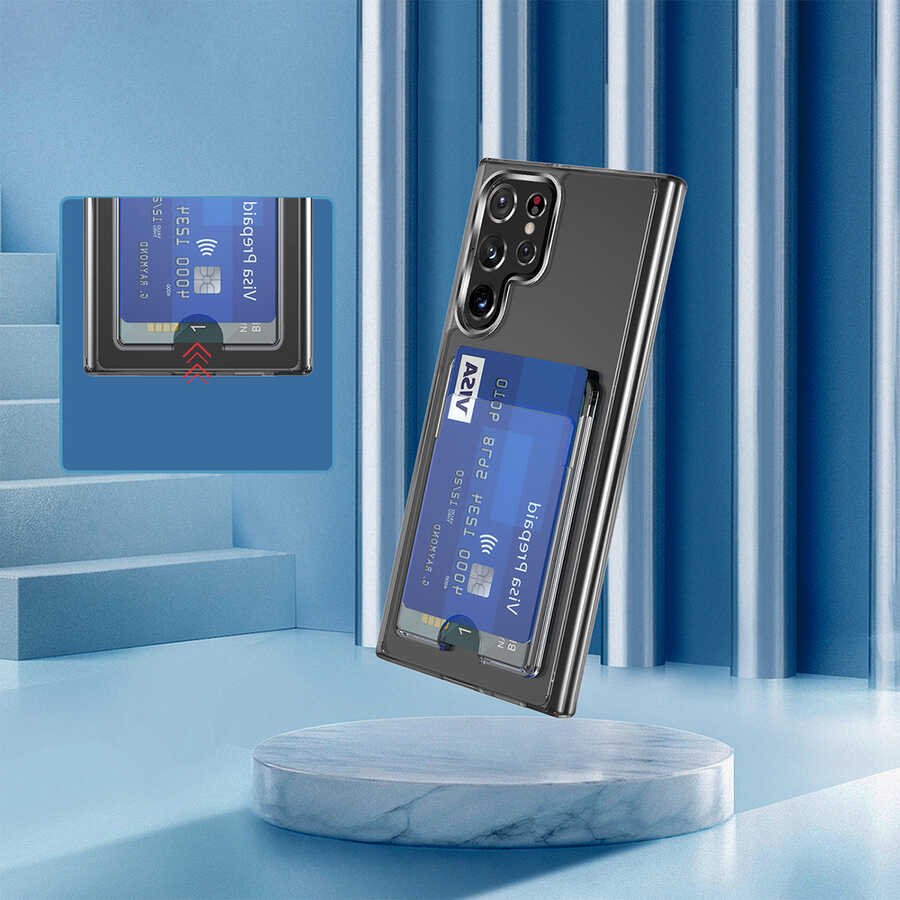 Galaxy S22 Ultra Kılıf Zore Ensa Kapak Renksiz