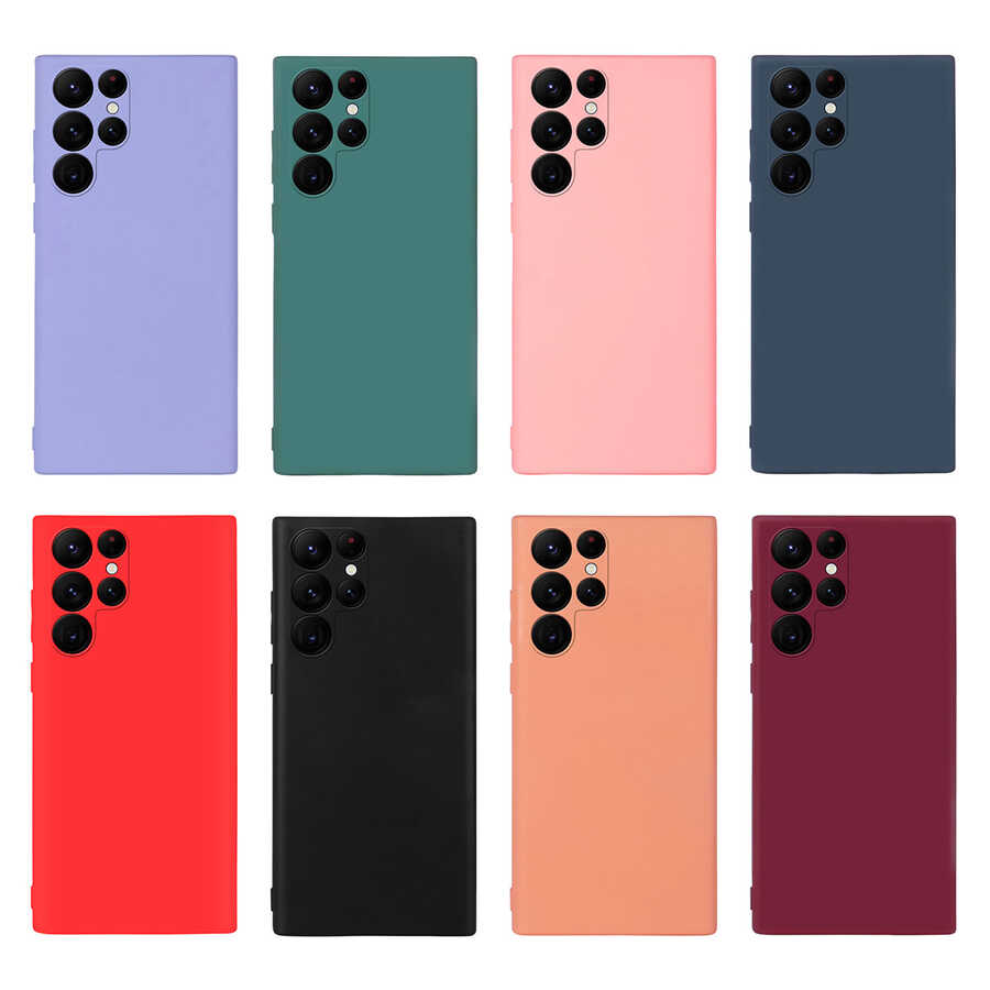 Galaxy S22 Ultra Kılıf Zore Mara Lansman Kapak Pembe Açık