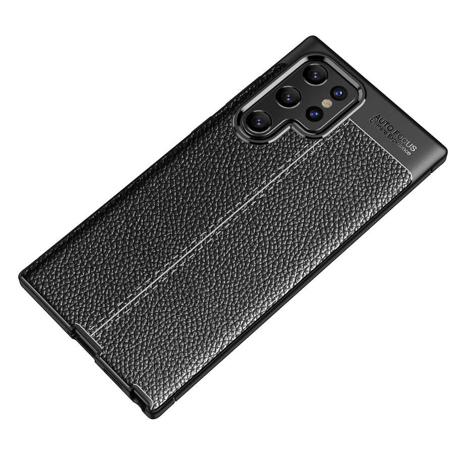 Galaxy S22 Ultra Kılıf Zore Niss Silikon Kapak Siyah