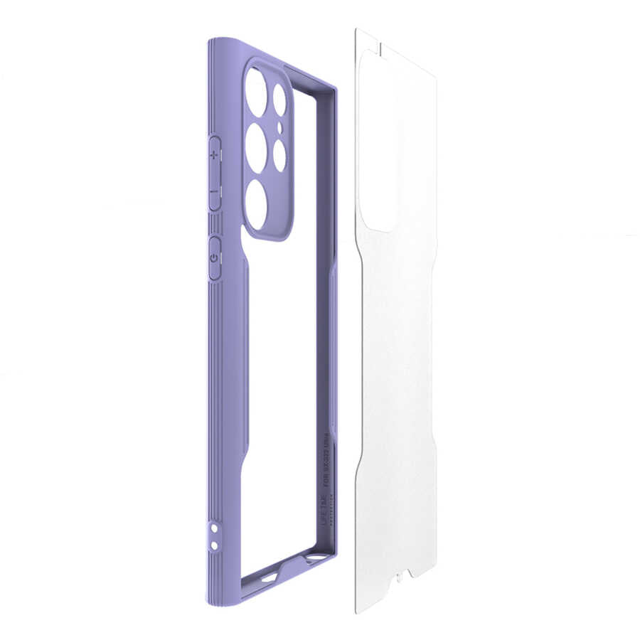 Galaxy S22 Ultra Kılıf Zore Parfe Kapak Pembe