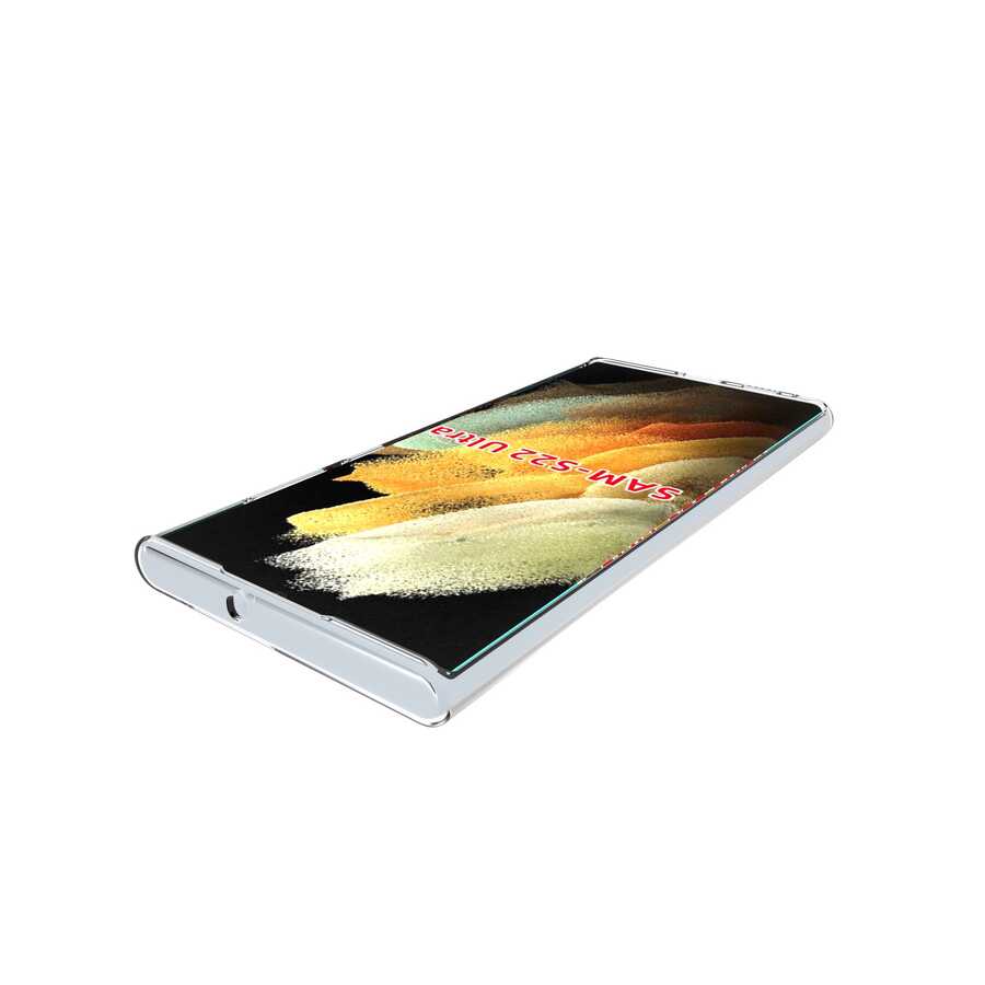 Galaxy S22 Ultra Kılıf Zore Süper Silikon Kapak Renksiz