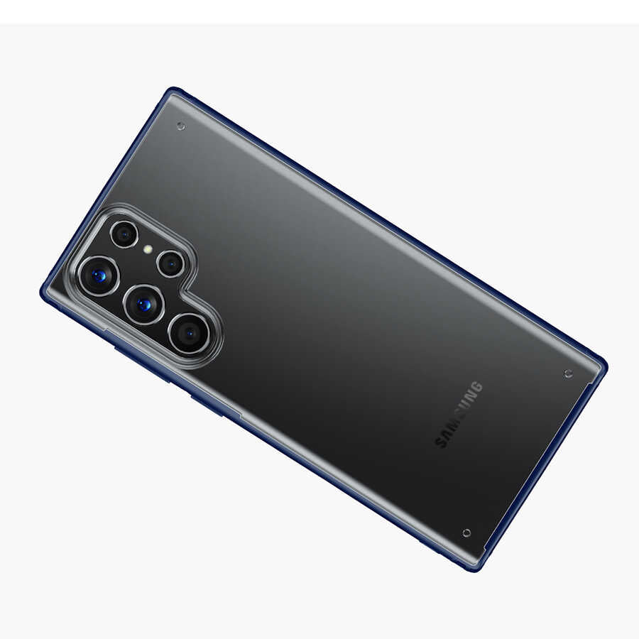 Galaxy S22 Ultra Kılıf Zore Volks Kapak Siyah