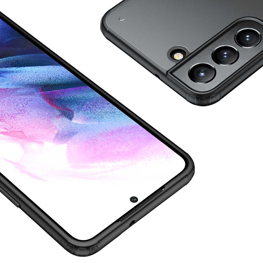 Galaxy S22 Ultra Kılıf Zore Volks Kapak Siyah