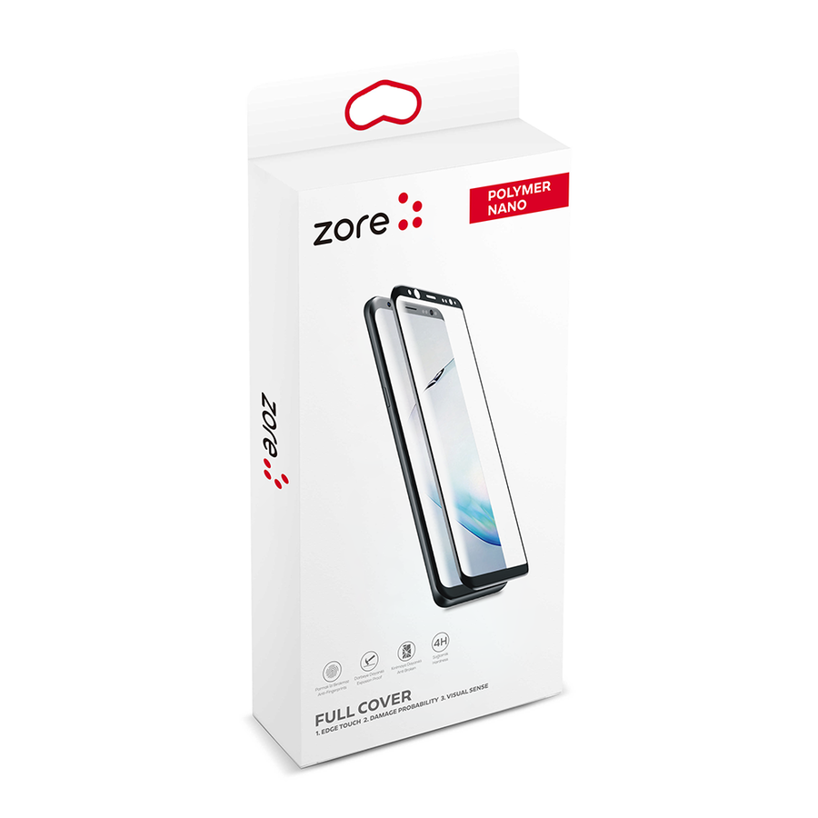 Galaxy S22 Ultra Zore Polymer Nano Ekran Koruyucu Siyah