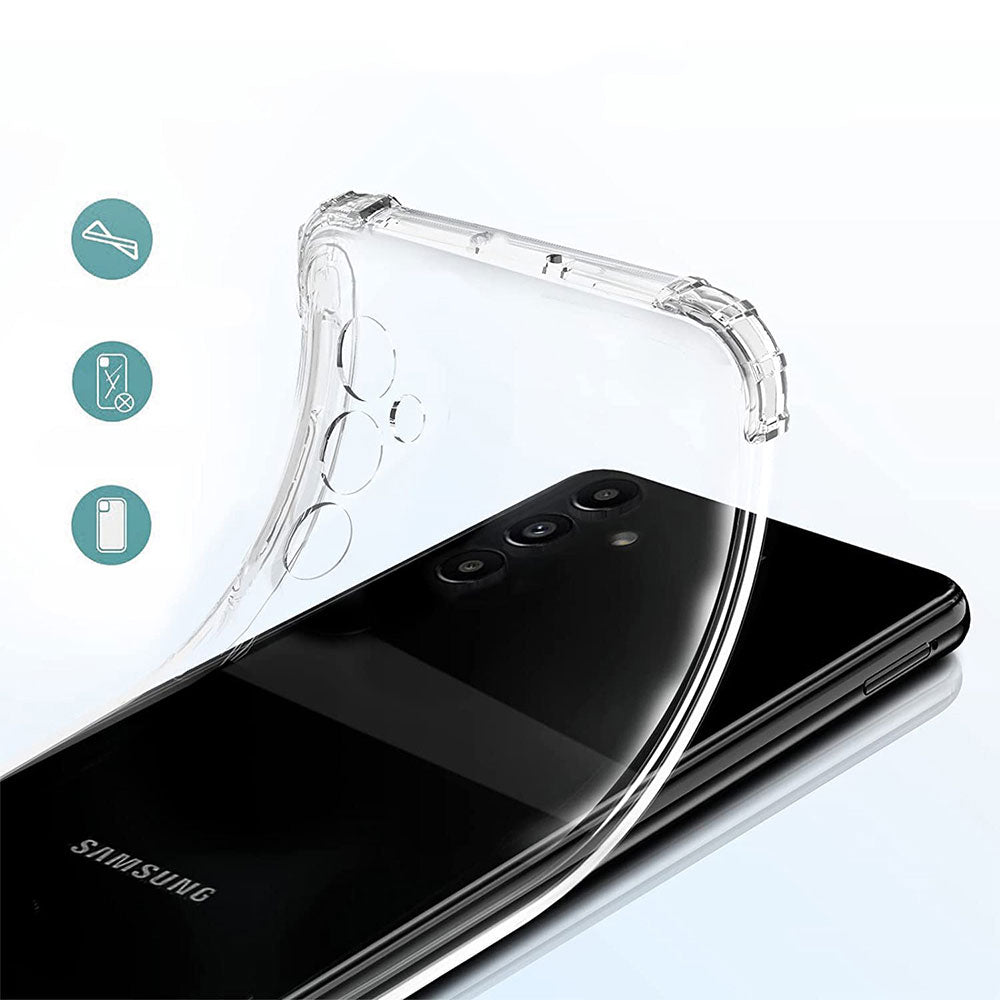 Galaxy S23 FE Kılıf Zore 2mm Anti Shock Silikon Renksiz