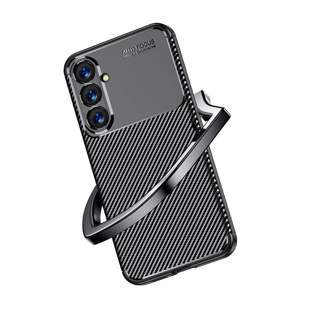 Galaxy S23 FE Kılıf Zore Negro Silikon Kapak Siyah