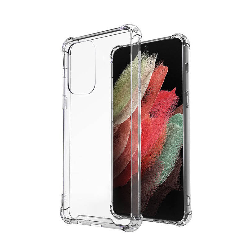 Galaxy S23 FE Kılıf Zore Nitro Anti Shock Silikon Renksiz