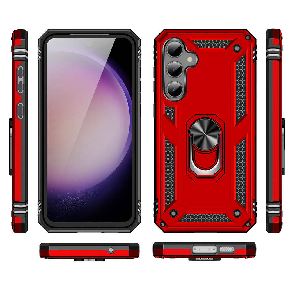 Galaxy S23 FE Kılıf Zore Vega Kapak Kırmızı