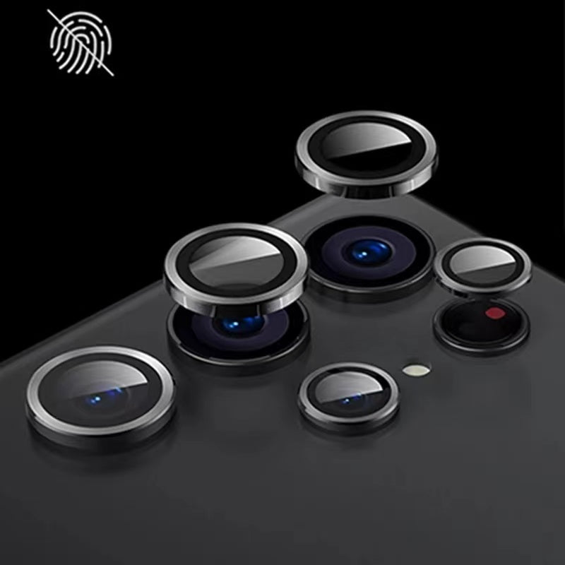 Galaxy S23 FE Zore Kamera Lens Koruyucu Cam Filmi Siyah