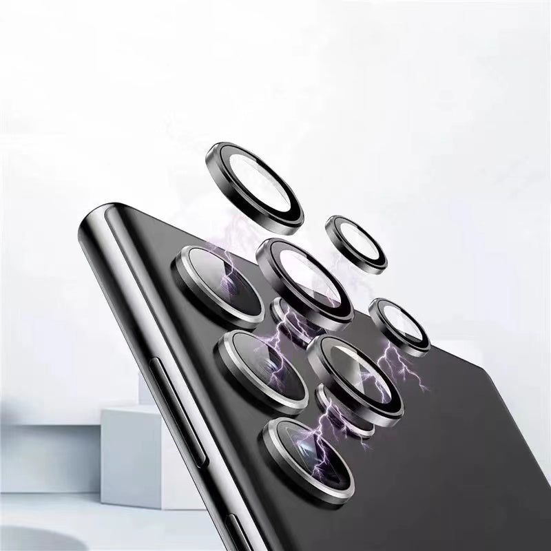 Galaxy S23 FE Zore Kamera Lens Koruyucu Cam Filmi Gümüş