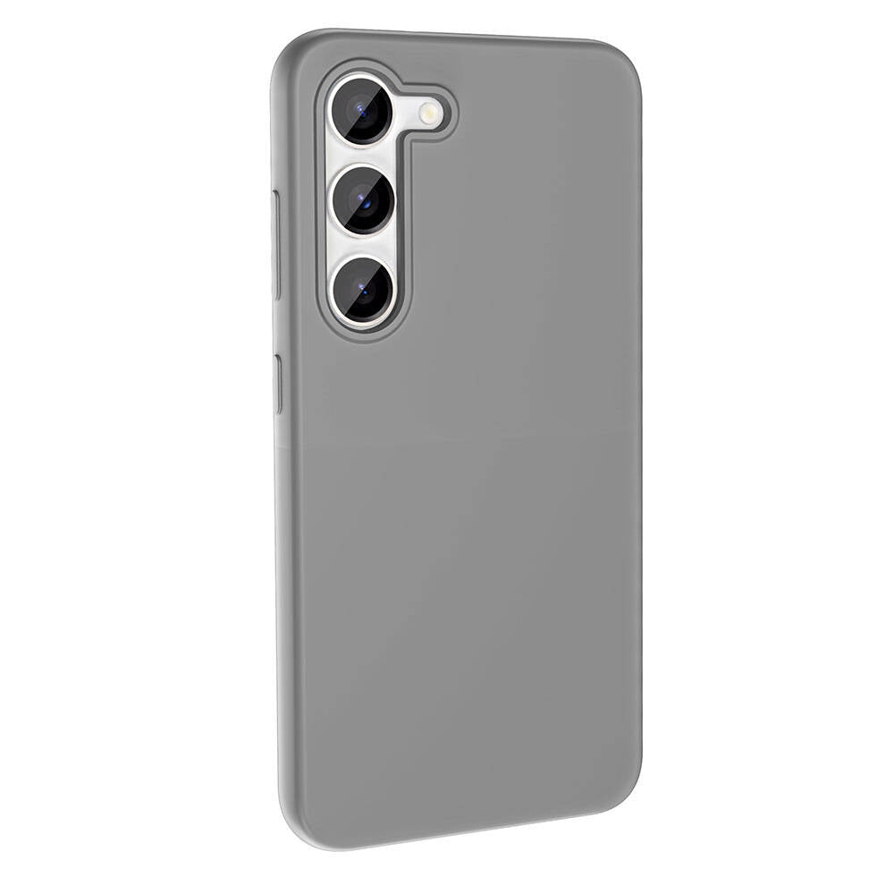 Galaxy S23 Kılıf M-safe Şarj Özellikli Sıvı Teknolojili Silinebilir Sert Zore Kivi Kapak Kırmızı