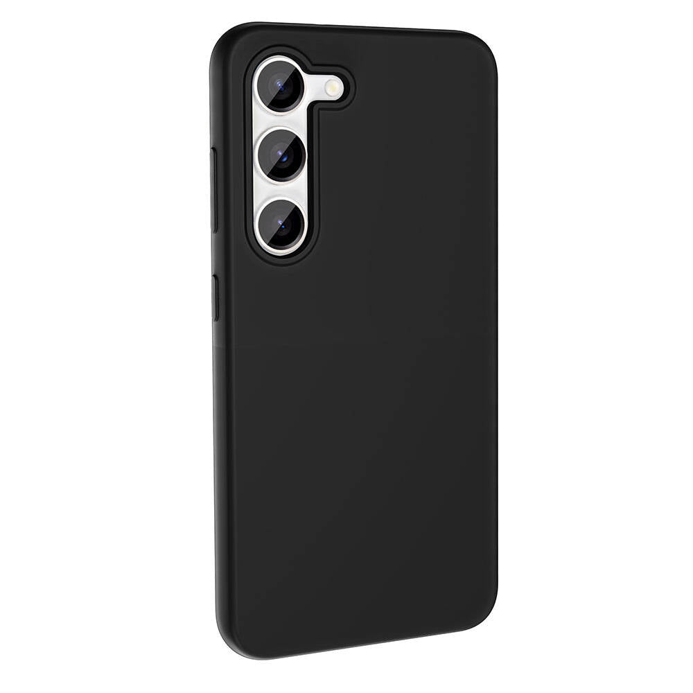 Galaxy S23 Kılıf M-safe Şarj Özellikli Sıvı Teknolojili Silinebilir Sert Zore Kivi Kapak Lila