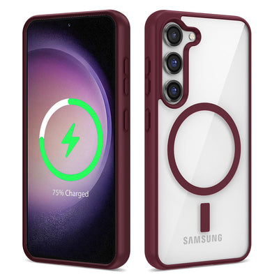 Galaxy S23 Kılıf M-safe Wireless Şarj Özellikli Silikon Zore Ege Kapak