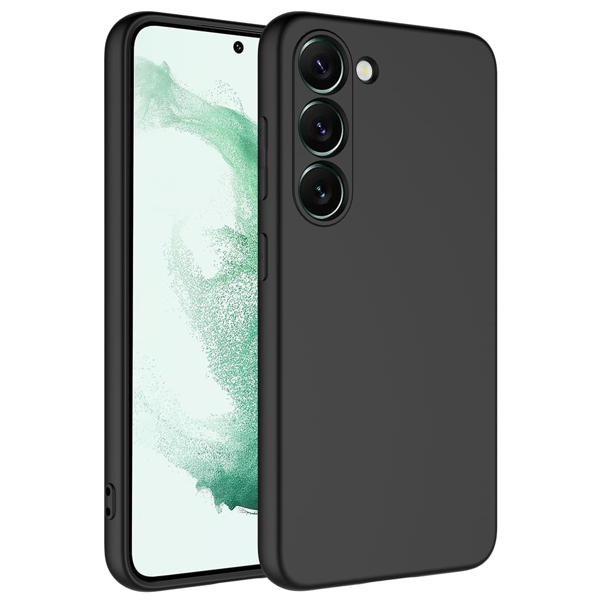 Galaxy S23 Kılıf Zore Mara Lansman Kapak Siyah