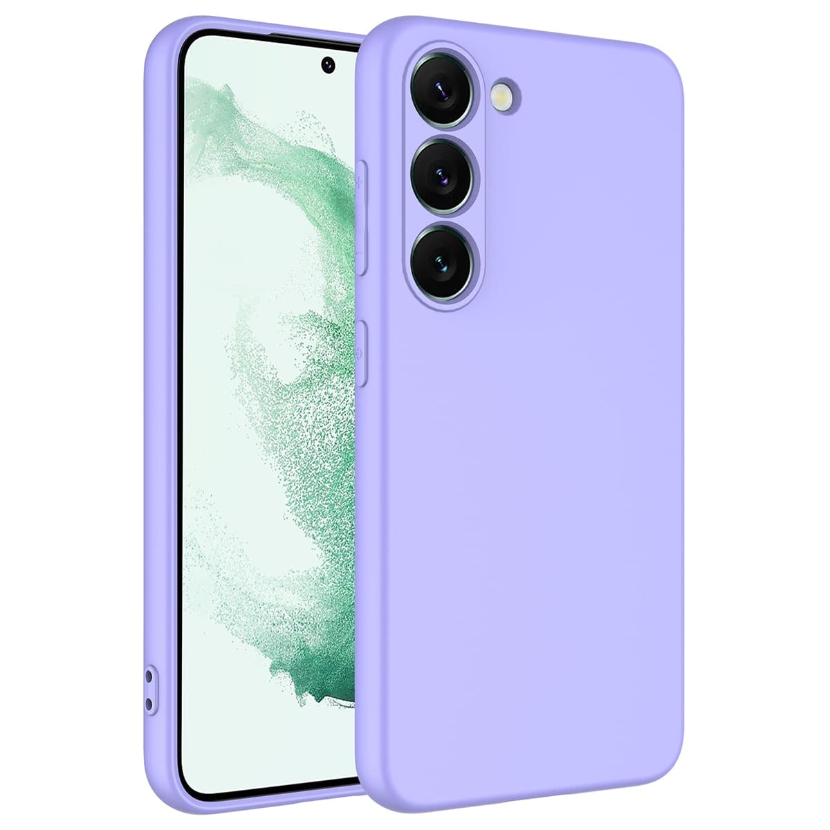 Galaxy S23 Kılıf Zore Mara Lansman Kapak Lila