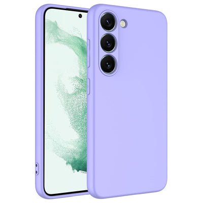 Galaxy S23 Kılıf Zore Mara Lansman Kapak Lila